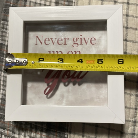 “Never give up on You” Framed Art - Picture 16 of 17